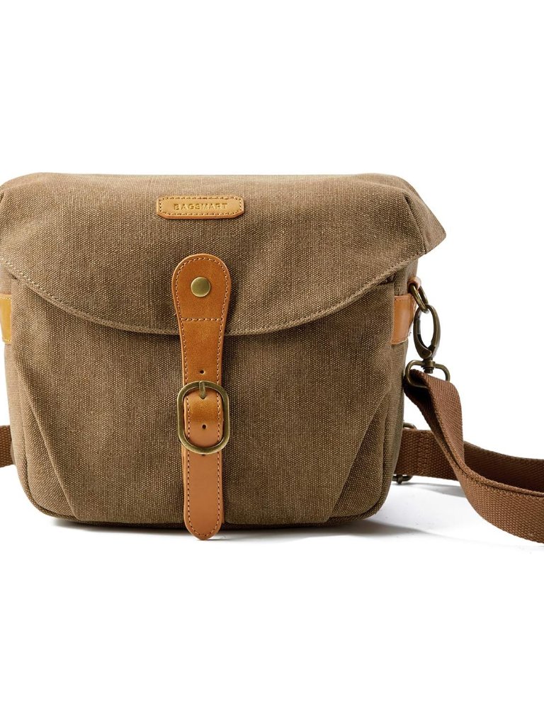 Camera Bag Slr Dslr Canvas Crossbody Camera Case Compact Camera Shoulder Bag W